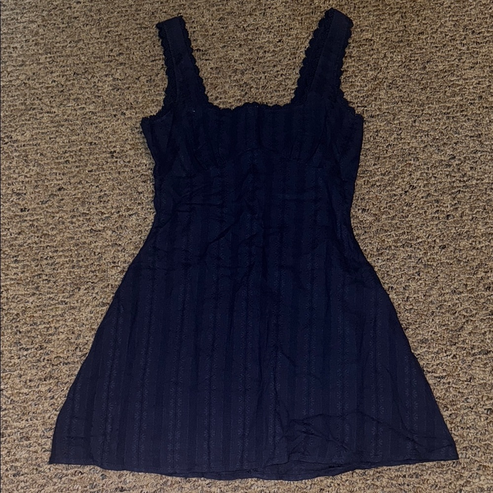 Princess Polly Navy Blue MINI Dress